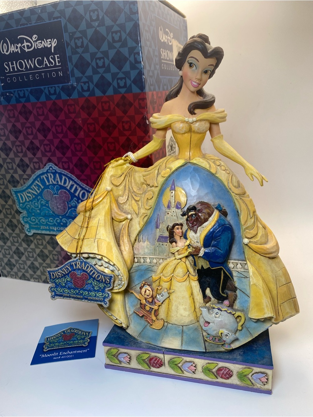 NEW Walt Disney Showcase Traditions Jim Shore Belle Beauty & the Beast Figurine